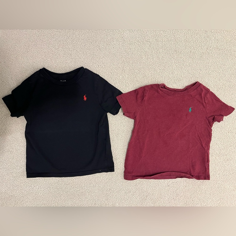 Ralph Lauren toddler crew neck tshirts